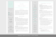 Resume Template for Word / CV, a Resume Template by PAPPERMINT RESUME STUDIO (Thumbnail 2 of 8)
