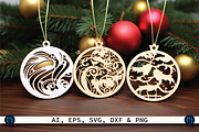 Christmas Ornament Mega Bundle SVG, a Graphic by NGISED (Thumbnail 9 of 9)