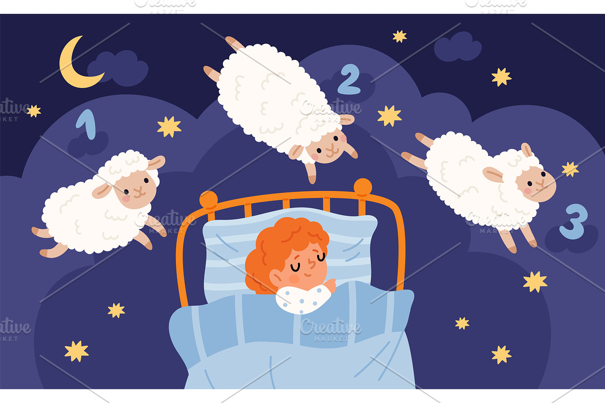 Good night kid. Little cute boy, an Animal Illustration by YummyBuum
