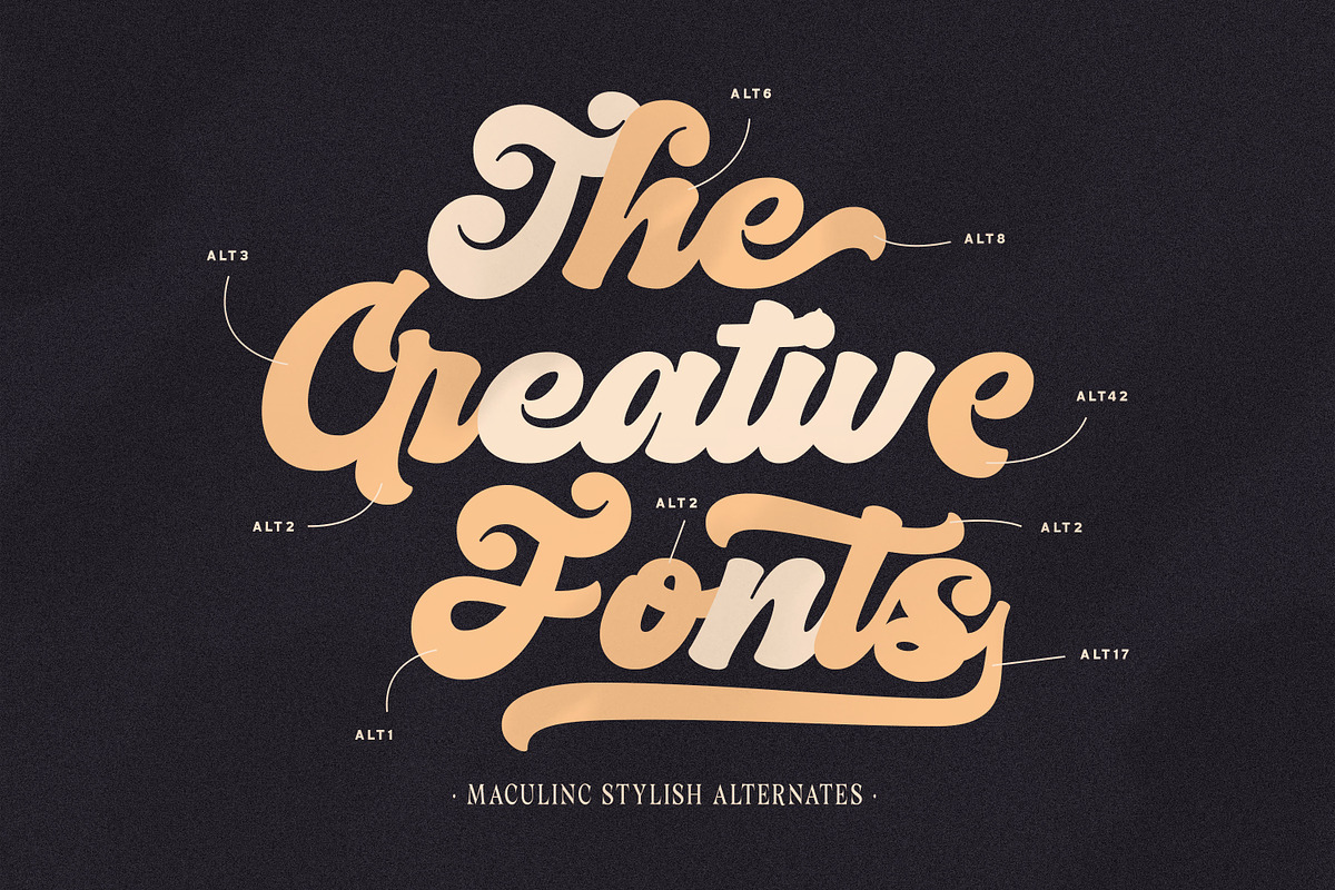 Maculinc | Script Fonts, a Script Font by Maculinc Type (Photo 3 of 10)