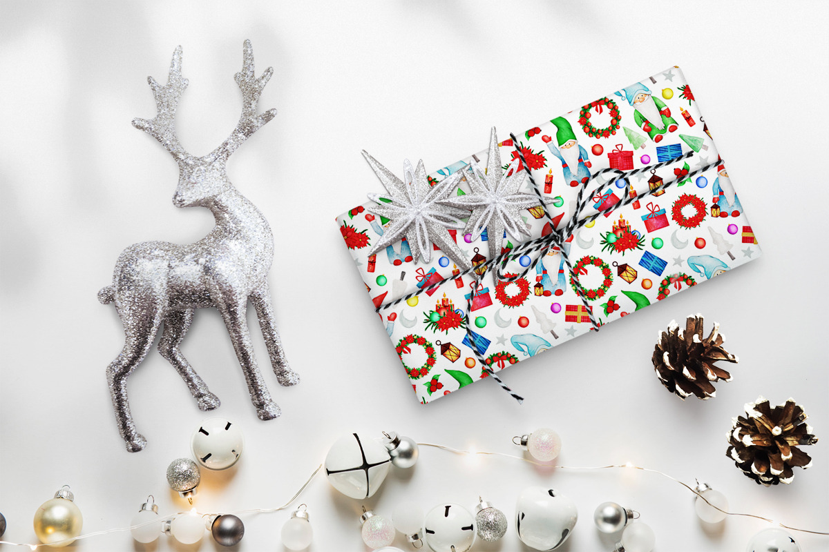 Watercolor Christmas Patterns, a Pattern Graphic by Diana Kovach (Photo 5 of 7)