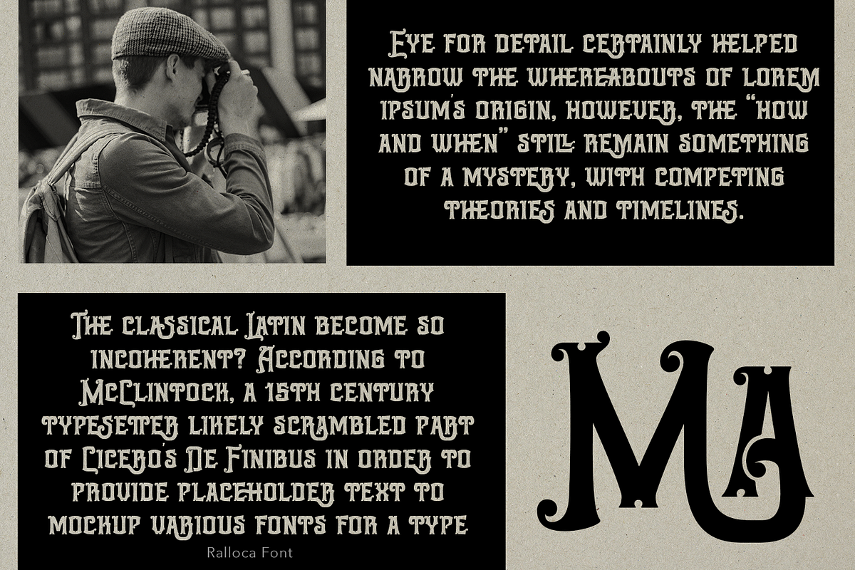 Ralloca Victorian Font, a Serif Font by TypeClassHeroes (Photo 9 of 15)