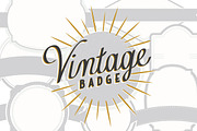8 Vintage Badge, an Illustration by SasiHouse (Thumbnail 1 of 2)