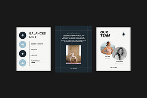 LINA / Canva Yoga Templates