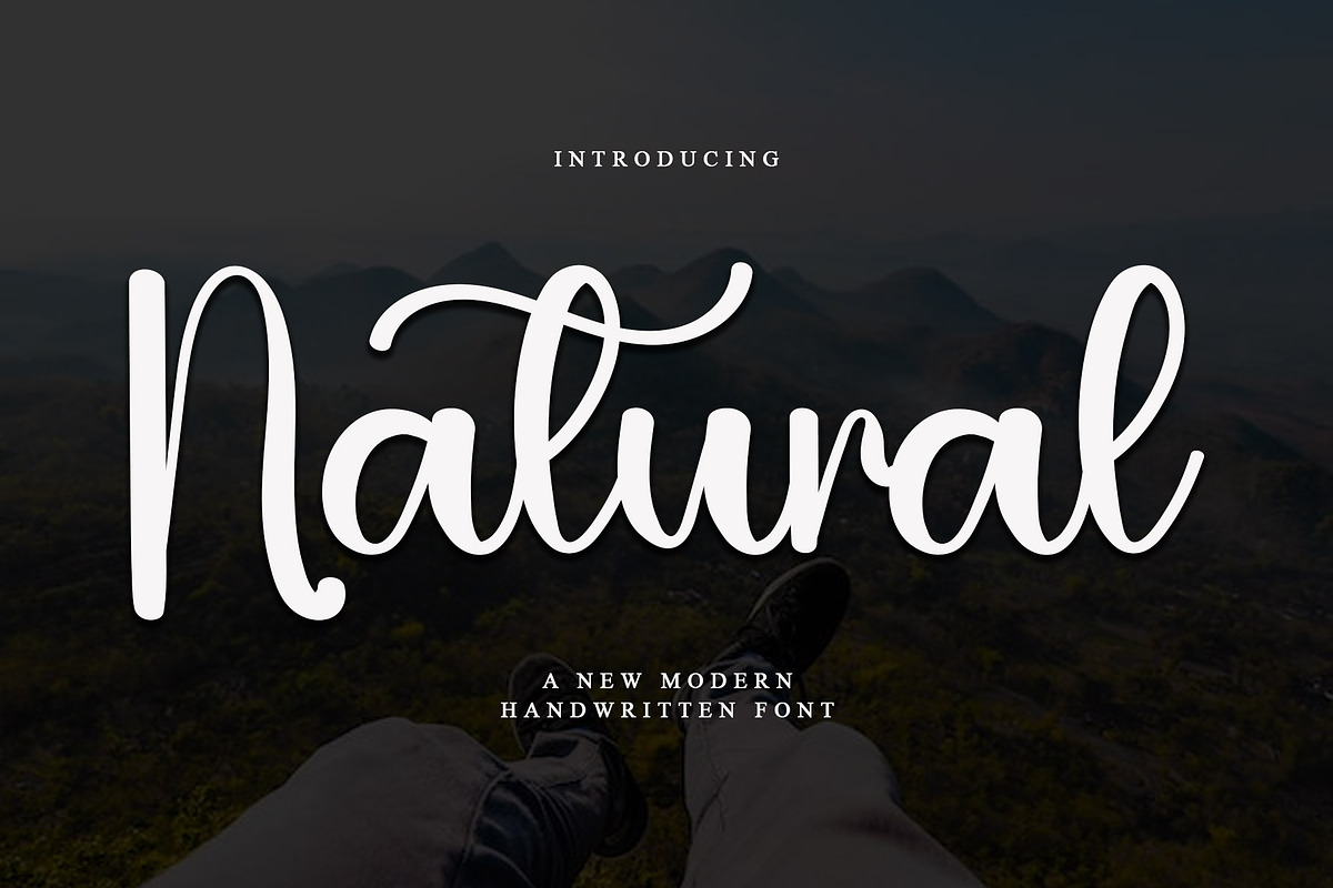 Natural, a Handwritten Font by InermediaSTUDIO (Photo 1 of 6)
