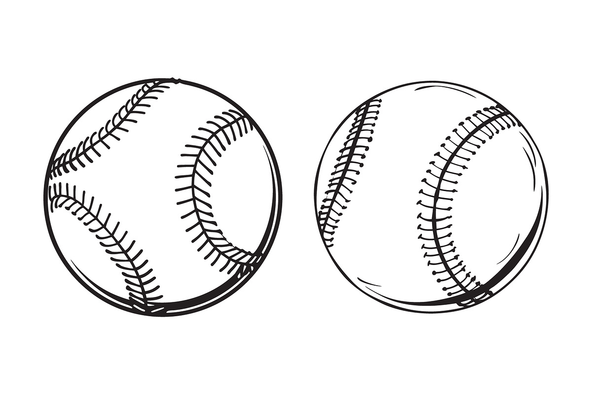 Baseball Ball Vector Set, an Object Graphic by Billah Hub (Photo 1 of 3)
