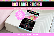Pastel Neon Box Label Stickers, a Print Template by SunshineStudioBoutique (Thumbnail 2 of 7)