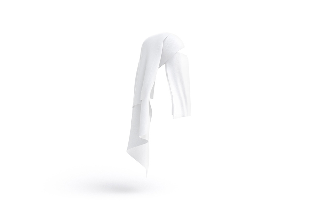 Muslim Woman White Niqab 3d Model, an Object 3D Model by rebrandy (Photo 2 of 9)