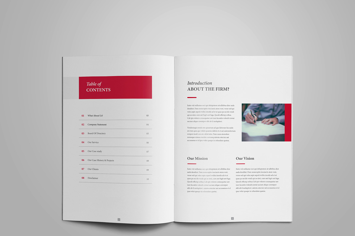 Legal Attorney Law Proposal Design, a Stationery Template by Layout Design (Photo 2 of 9)