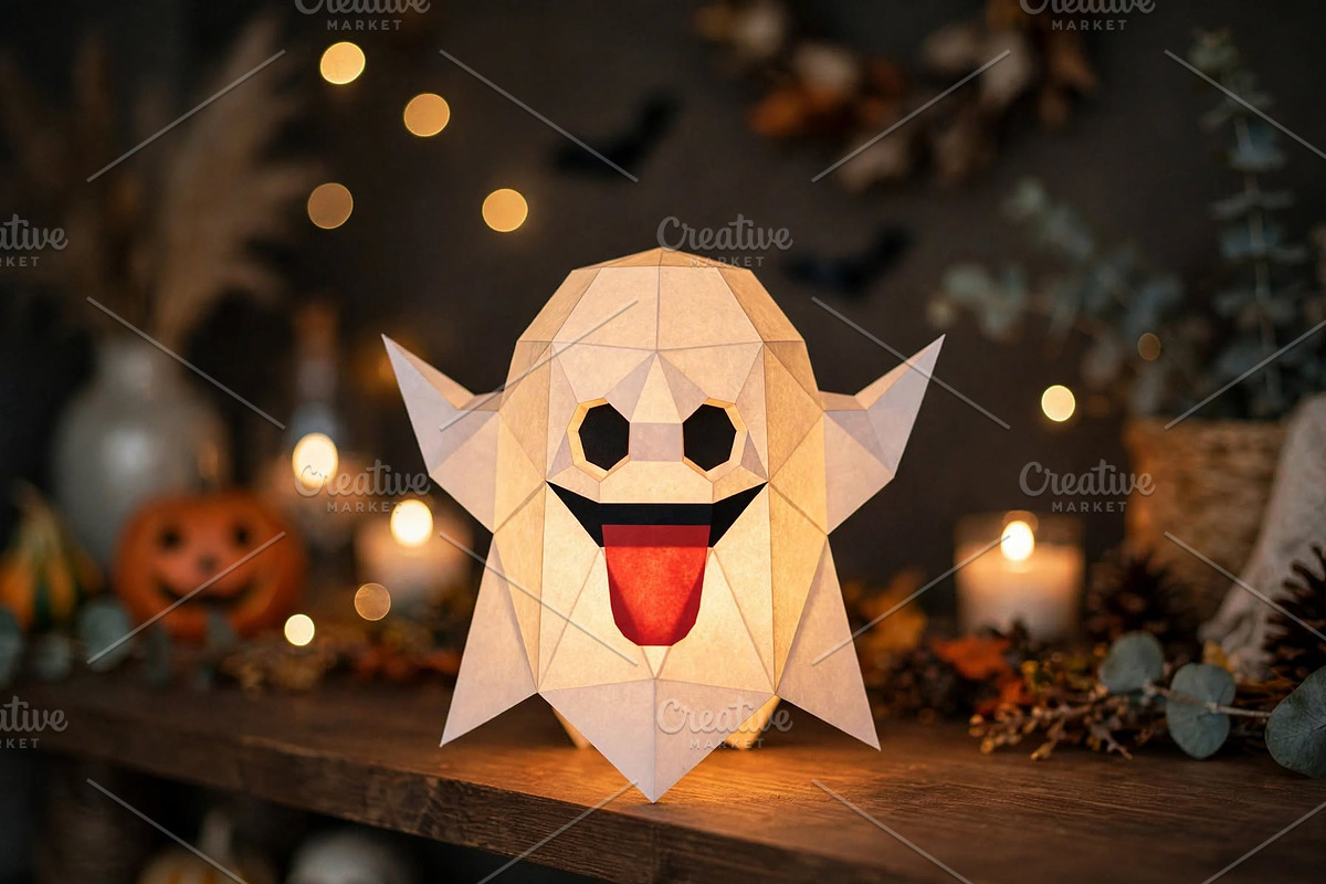 Haloween Ghost - 3d papercraft, a Card Template by PAPER amaze (Photo 2 of 5)