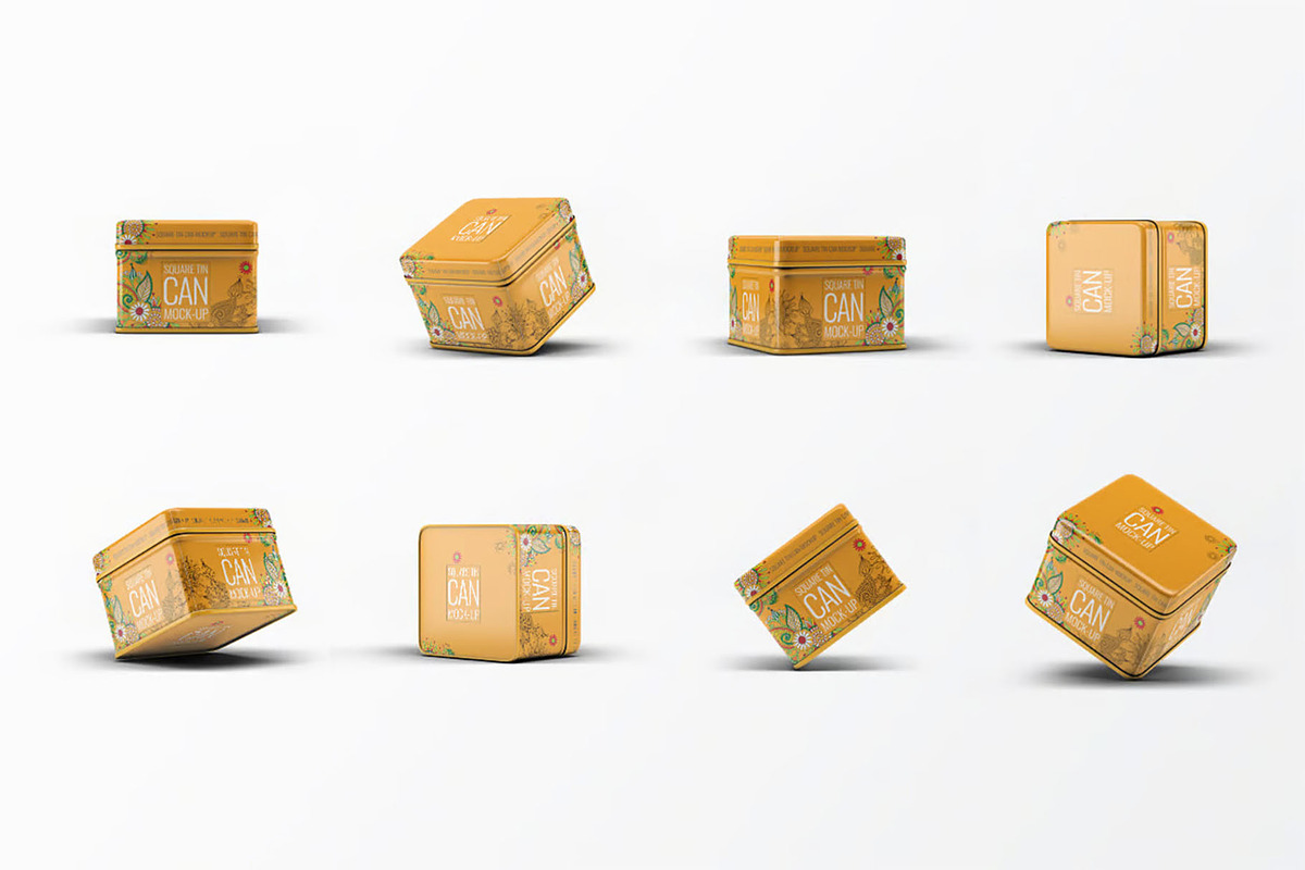 Tin Can Mock-Up, a Packaging Mockup by Se٧enStudio (Photo 1 of 6)