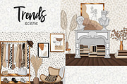 Trends Scene, a Decorative Illustration by GlamArtZhanna (Thumbnail 1 of 3)