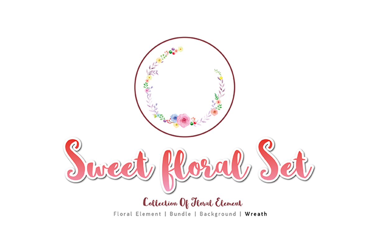 Sweet Floral Element DIY Pack   02, a Decorative Illustration by Ora (Photo 5 of 6)