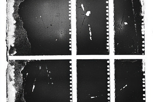 Four Blank Film Frames Grunge Textur, a Background Photo by Pixeness Studio