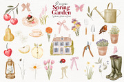 European Spring Garden Watercolor, a Decorative Illustration by Mio Buono (Thumbnail 5 of 13)