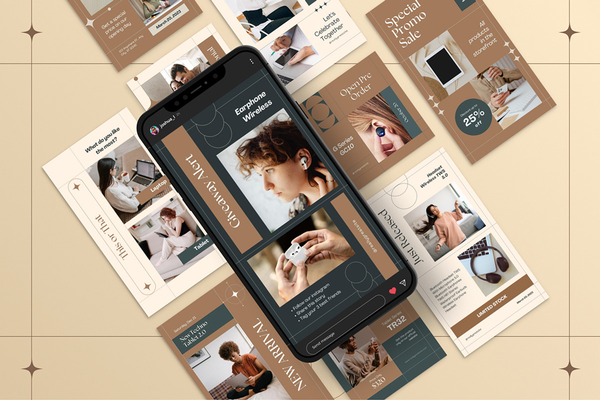 Brand Concept Kit Canva Template, a Social Media Template by Brandearth RRGraph (Photo 4 of 8)