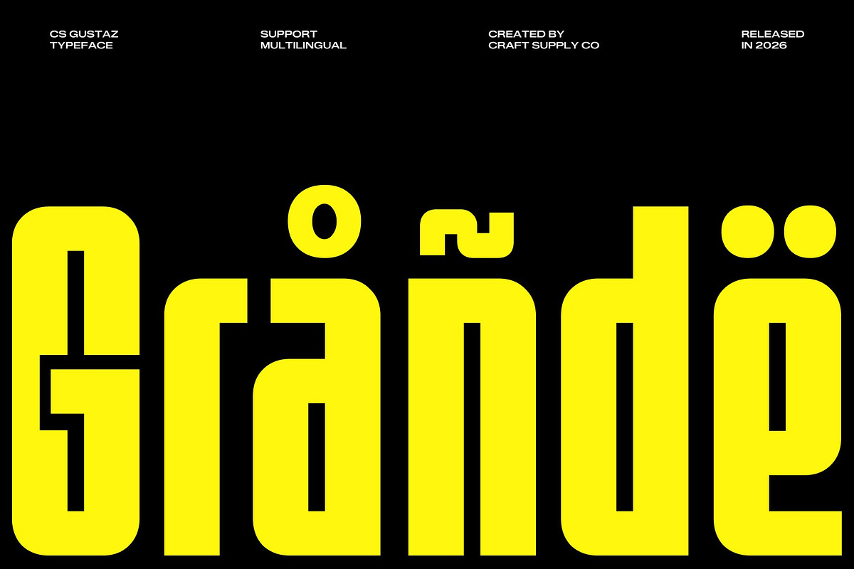 CS Gustaz – Condensed Font, a Sans Serif Font by Craft Supply Co. (Photo 7 of 8)