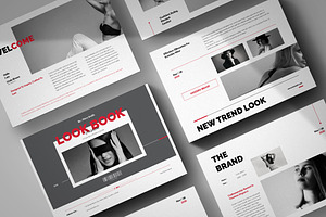 Fashion Lookbook Landscape Templates, a Brochure Template by Pixelpick