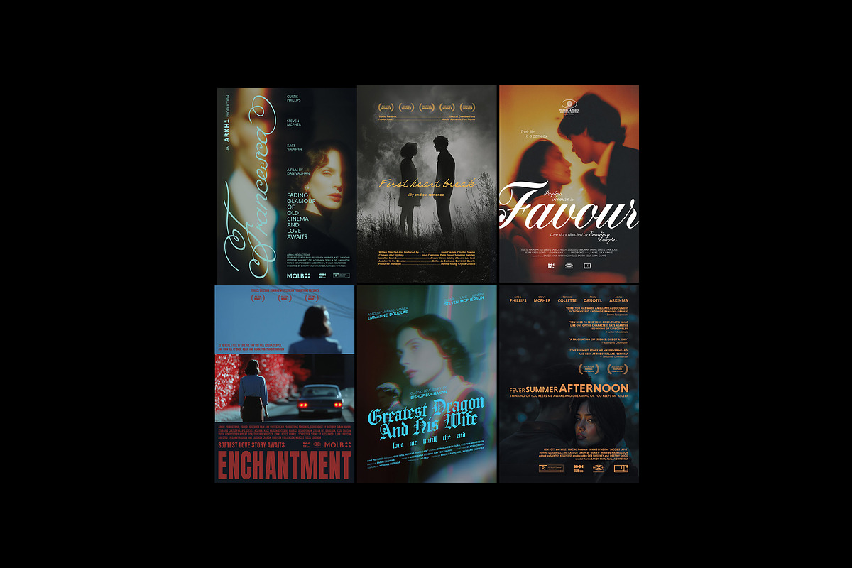 Romantic Movie Posters Collection, a Poster Template by pixelbuddha.net (Photo 3 of 7)