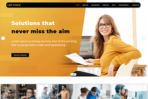 LT Finex - Financial WordPress Theme