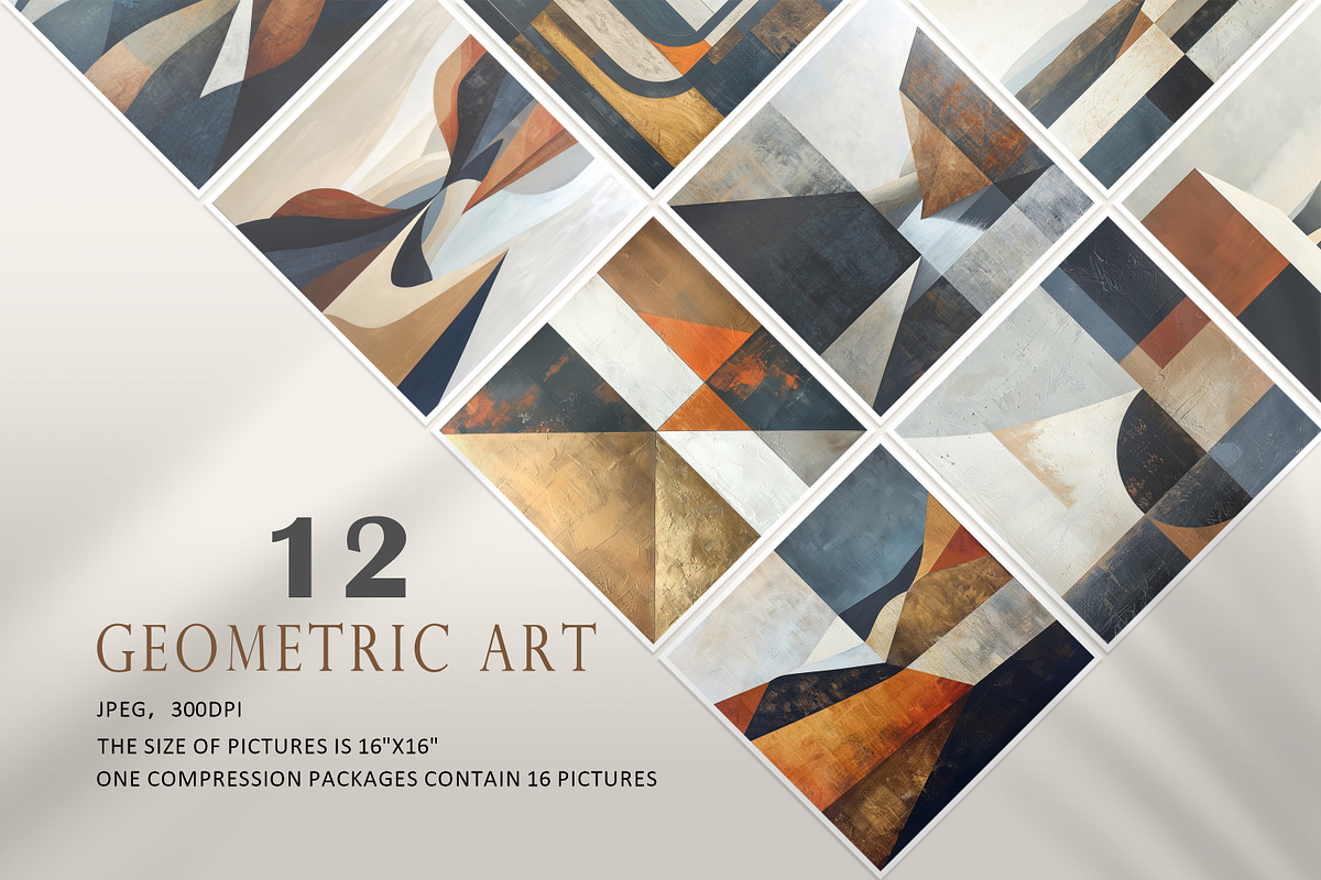 Abstract geometric pattern, a Pattern Graphic by DamonYang's shop (Photo 1 of 7)