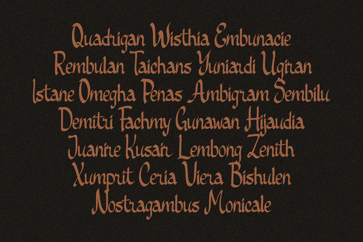 Comero Baroque, a Blackletter Font by Enxyclo Studio (Photo 11 of 15)