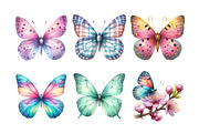 Spring Clipart Butterfly Clipart, an Illustration by Daily.Designs (Thumbnail 4 of 5)