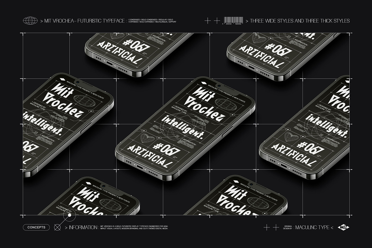 MIT Vrochea, a Sans Serif Font by Maculinc Type (Photo 6 of 12)