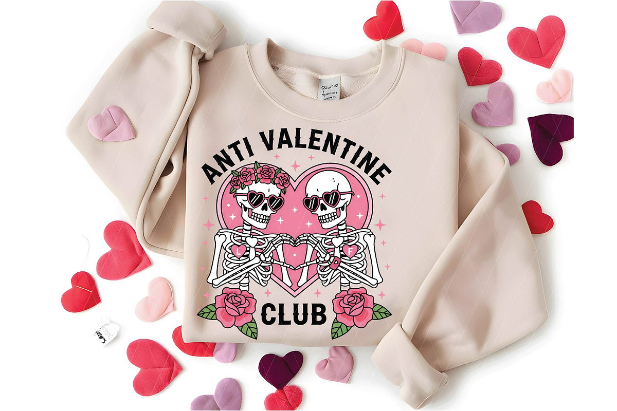 Anti Valentine Club Png, Funny Png, an Illustration by DreamPrint404 (Photo 7 of 8)