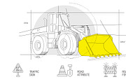 Construction machinery 20 ITEMS, a Technology Illustration by Vladimir Vihrev (Thumbnail 6 of 20)