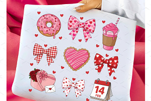 Valentine Day Png Designs, an Illustration by Libby Wishes