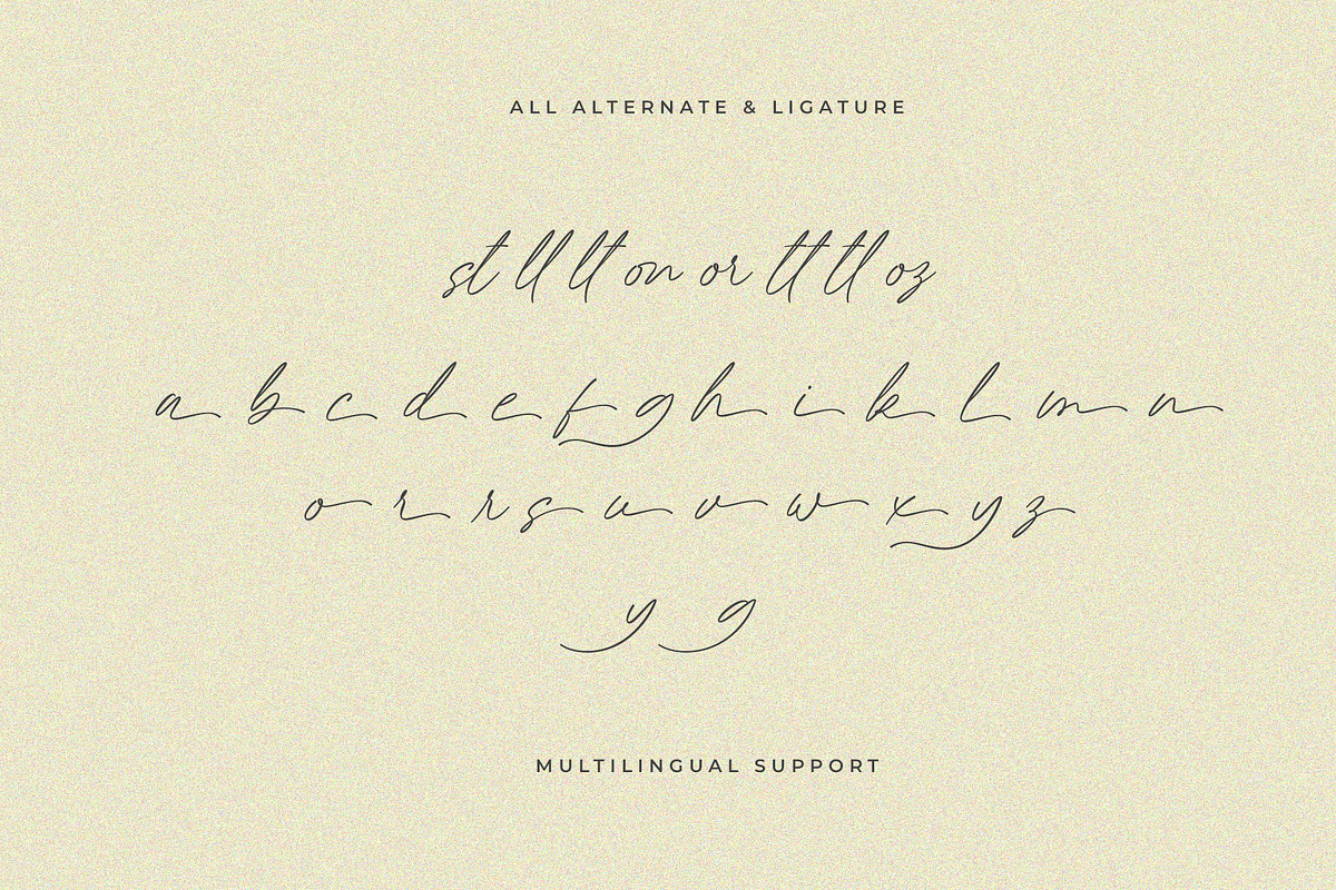Golden Melody, a Script Font by MJB Letters (Photo 10 of 10)