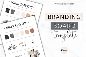 Brand Board Template Nikki Smythe