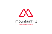 Mountain Hill Letter M Logo, a Branding & Logo Template by MLJ studios (Thumbnail 1 of 3)