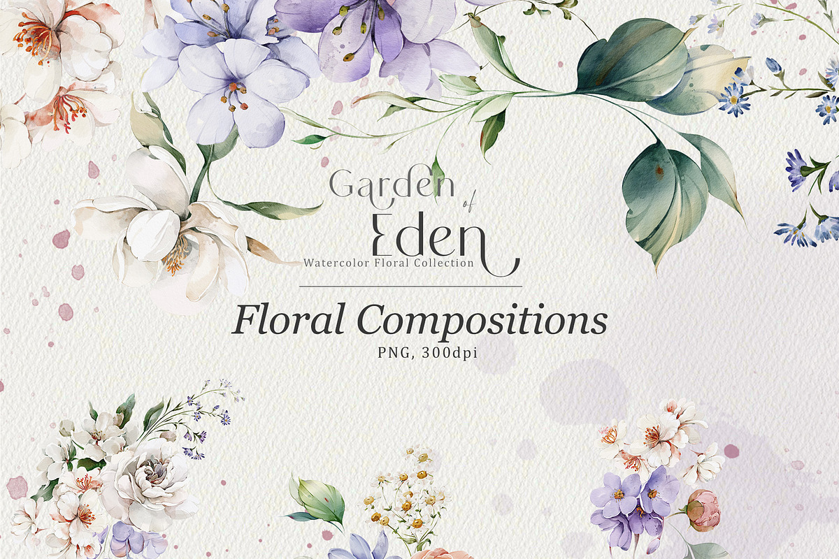 Watercolor Flower Blooms, a Decorative Illustration by Damian Roh (Photo 6 of 15)