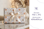 Gift Wrapping Paper Mockup Wrap, a Mockup by Mie Mockup Studio (Thumbnail 2 of 7)