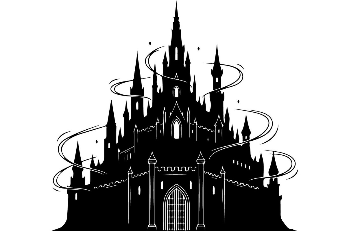 Fantasy Castle Silhouette, an Object Graphic by Creativeshirt (Photo 9 of 20)