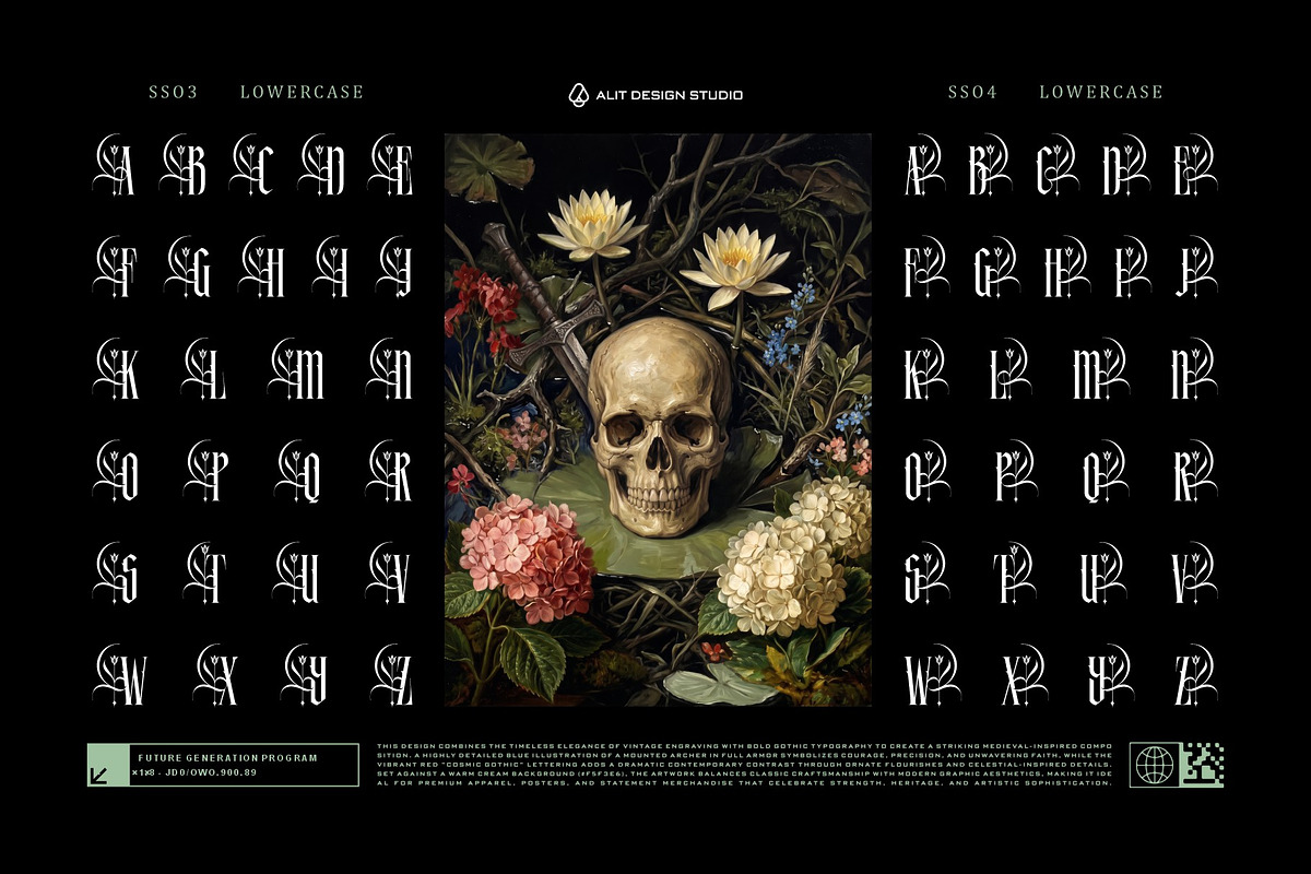 Rosella Mirakle Typeface, a Blackletter Font by alit design (Photo 9 of 20)