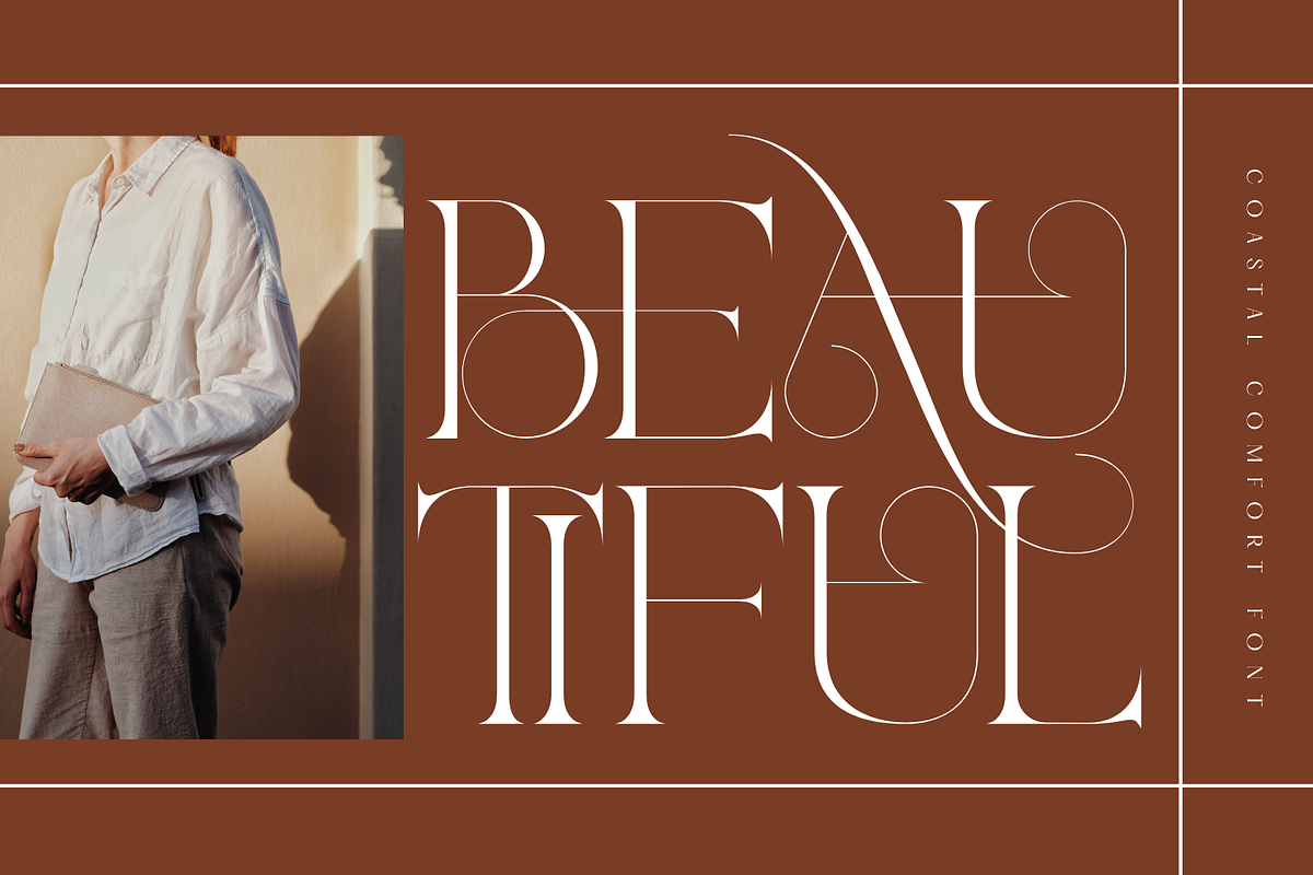 COASTAL COMFORT - LUXURY FONT, a Serif Font by 177Studio (Photo 4 of 8)