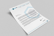 Corporate Letterhead 1 with MS Word, a Stationery Template by ND Design (Thumbnail 2 of 5)