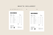 Modern Invoice Template Canva, a Stationery Template by LePosey Studio (Thumbnail 3 of 5)