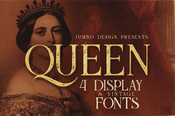 Queen - Display Font preview 8