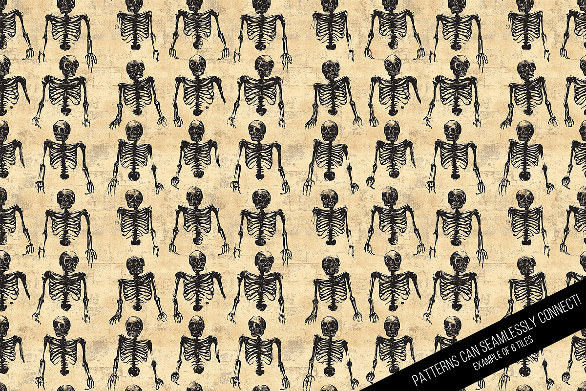Vintage Halloween Digital Paper, a Pattern Graphic by Chromolume Studio (Photo 13 of 28)