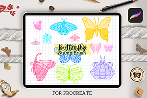 Procreate Brushes & Stamps BUNDLE