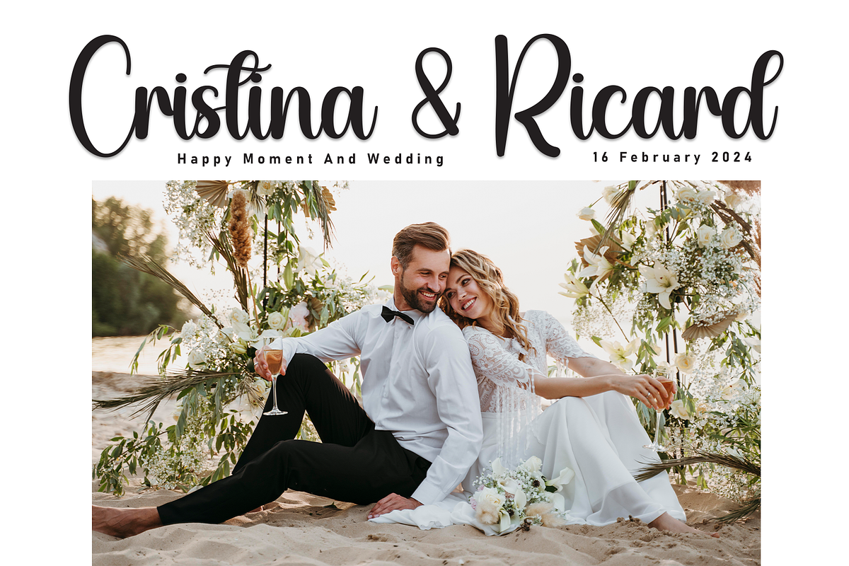Farmhouse | Script Font, a Handwritten Font by Scratchones (Photo 3 of 9)