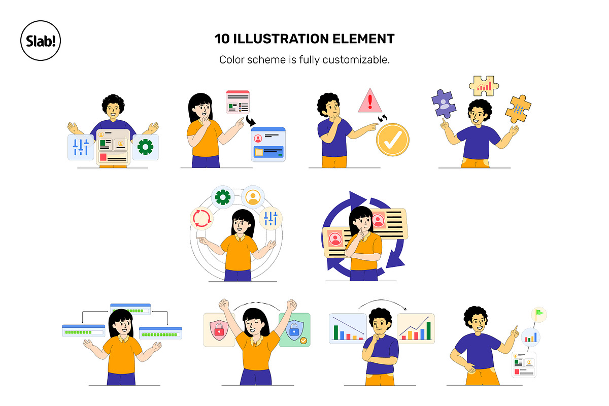 SaaS, UI & Startups Illustration, a Technology Illustration by SLAB! Design (Photo 2 of 6)