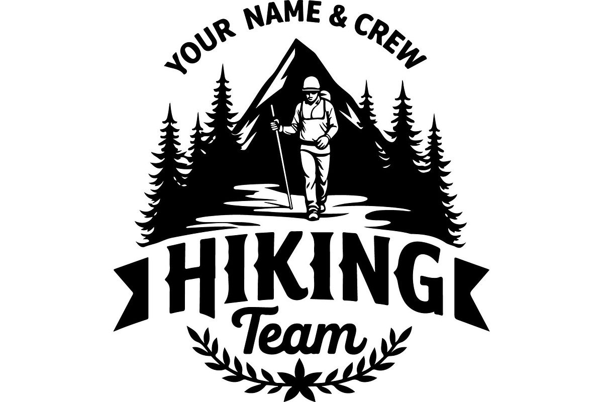 Hiking T-Shirt Quote Bundle, an Object Graphic by jahid234 (Photo 4 of 11)