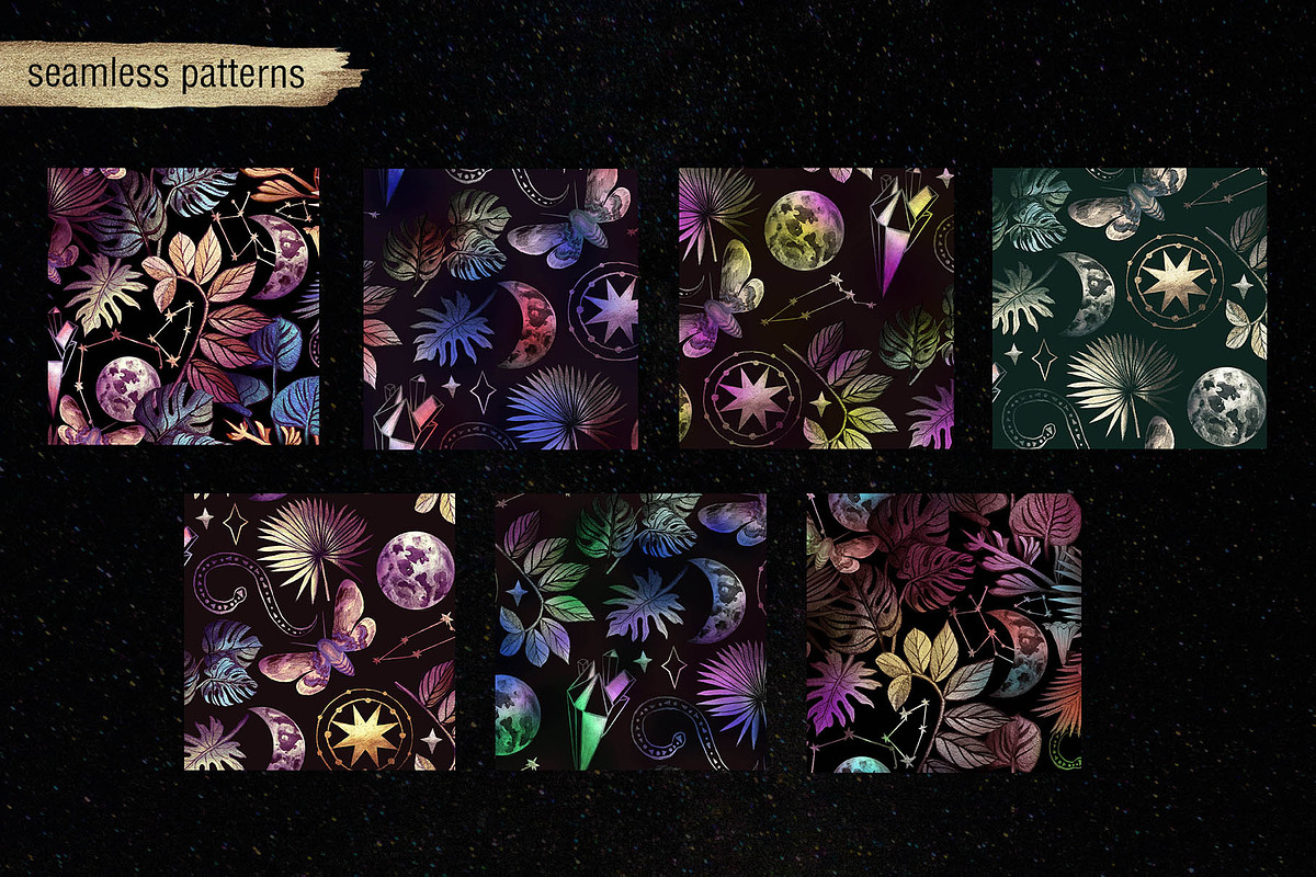 Mysterious forest, a Pattern Graphic by emeraldthue (Photo 7 of 7)