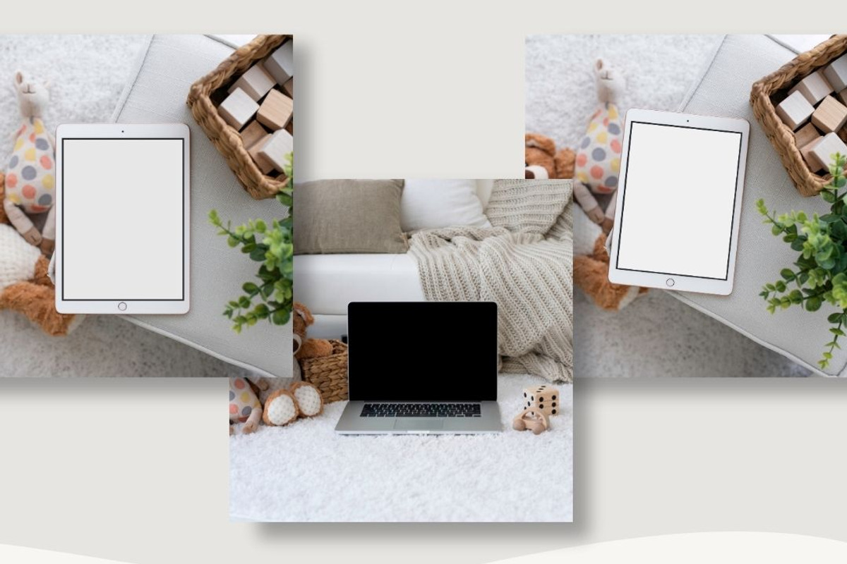 Working Mama Mockups (4+ Images), an iPad Mockup by Ivory Mix (Photo 1 of 2)