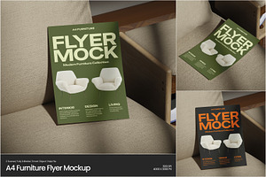 A4 Furniture Flyer Mockup